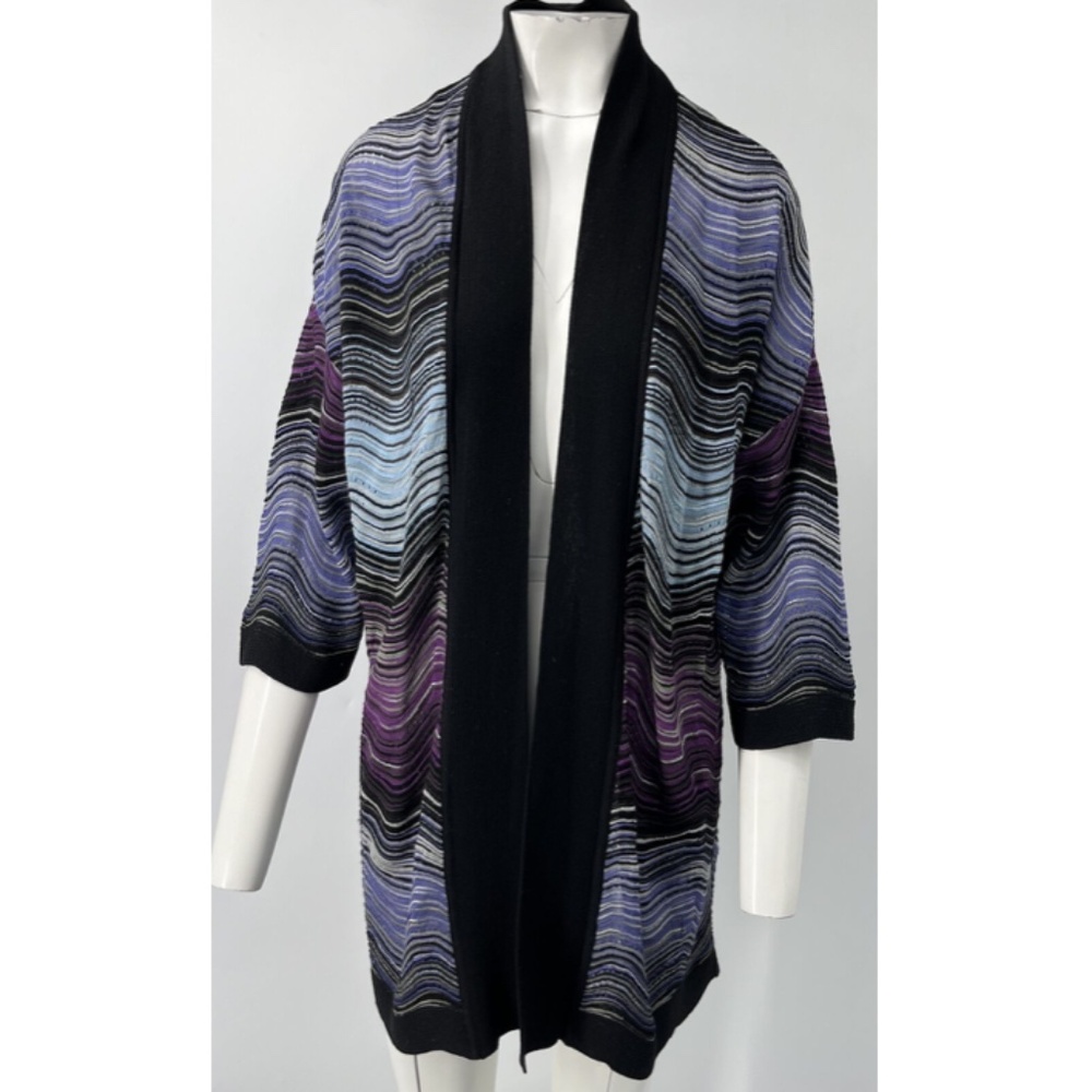 M Missoni Multicolor Abstract Patterned Knit Shor… - image 1
